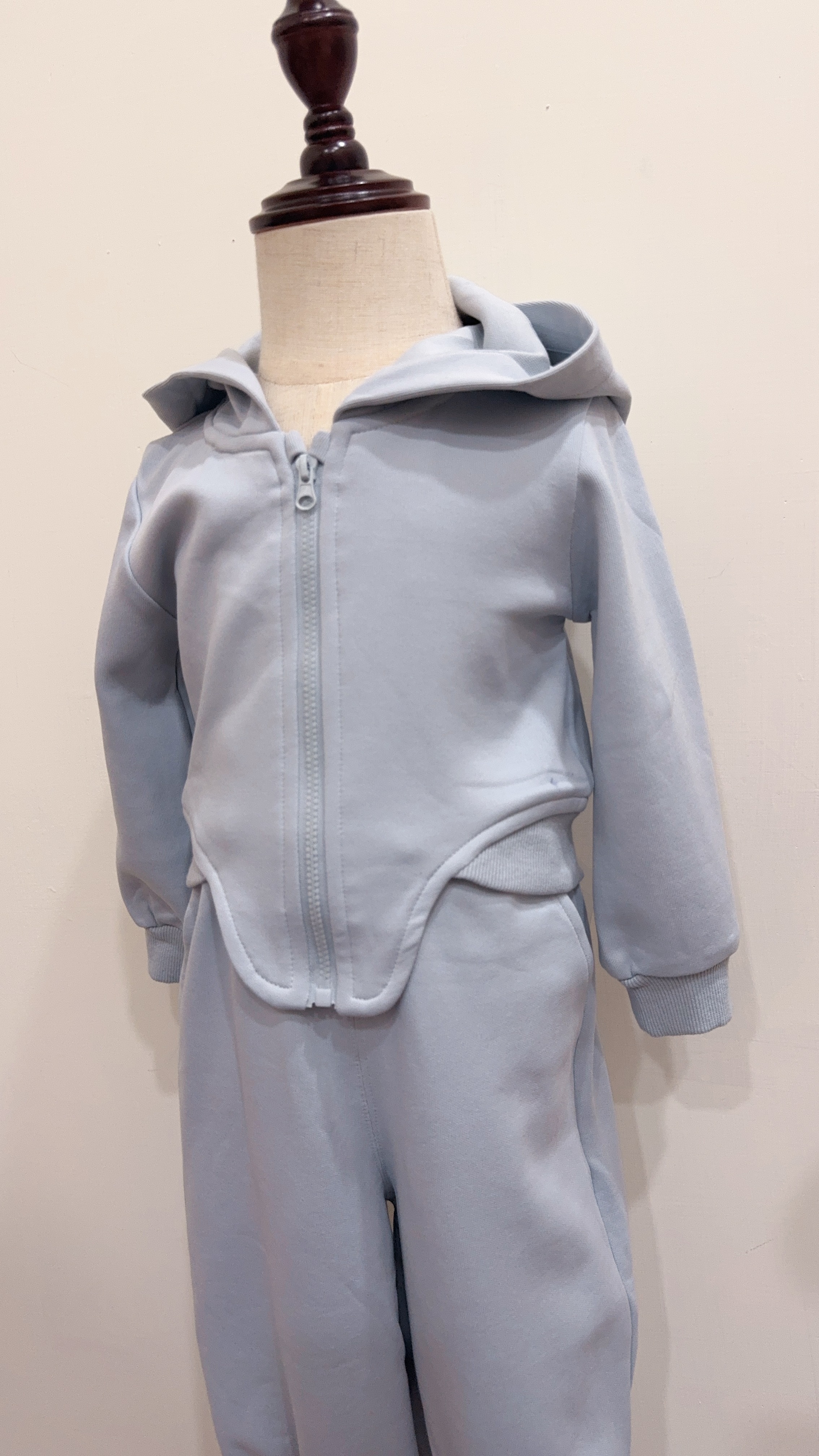 NY25095寶寶藍連帽套裝c48