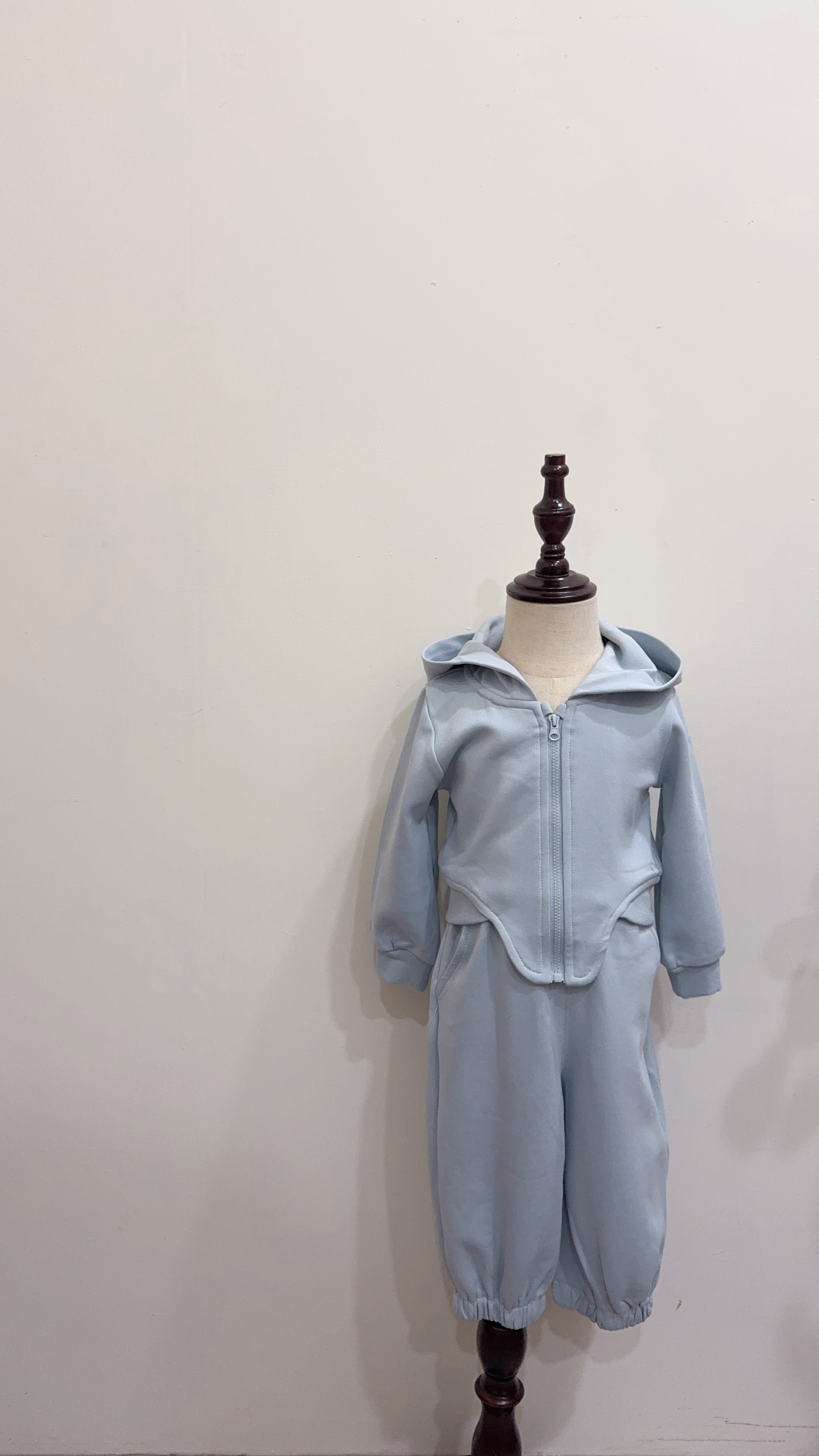 NY25095寶寶藍連帽套裝c48