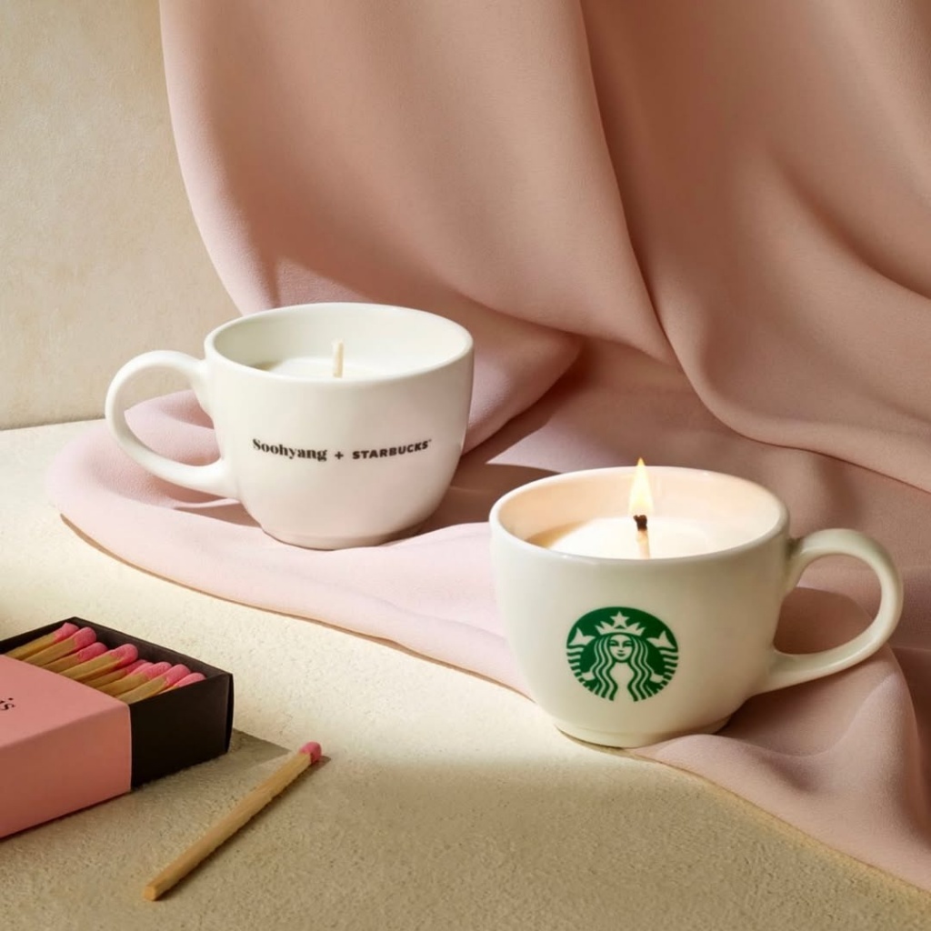 (預購商品) 韓國 Starbucks 星巴克 x Soohyang 迷你拿鐵杯香氛蠟燭 60g