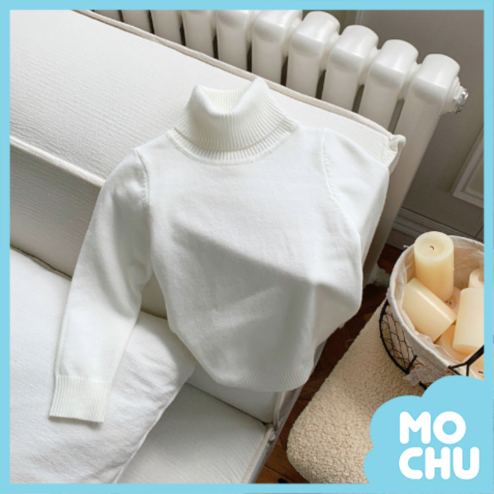 (110.130cm現貨)素面高領針織上衣