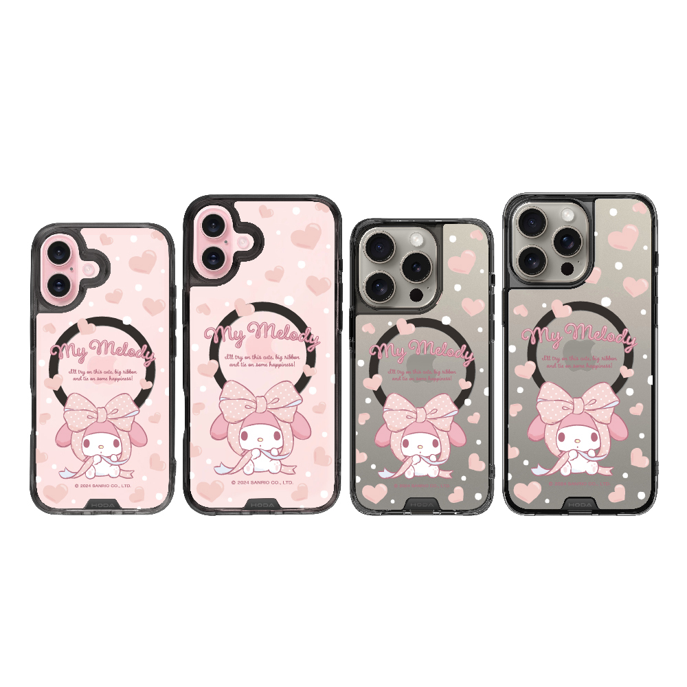 iPhone 17 / 16】My Melody Ribbon Protective Case