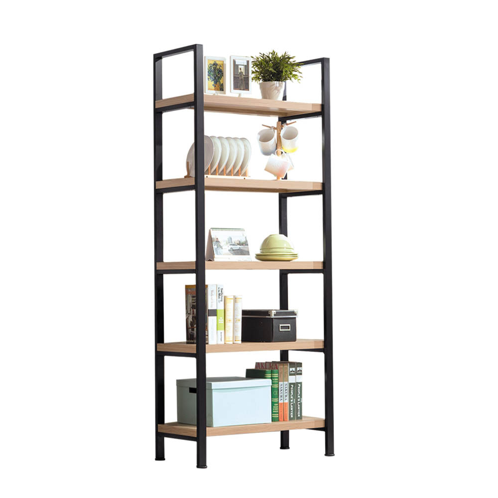 東尼歐2.7尺工業風開放式書架/展示置物架/五層架