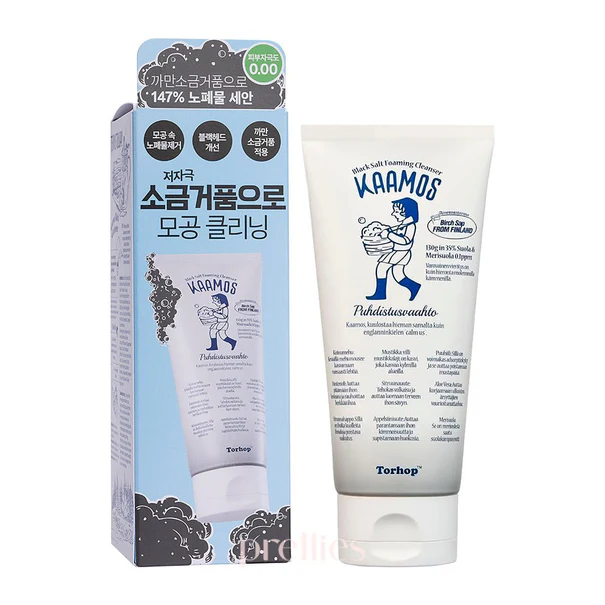 【Torhop 黑鹽泡沫洗面 130g】