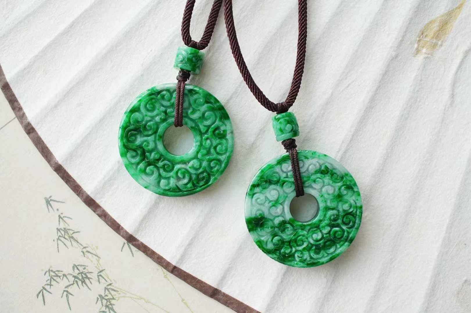 101385 翡翠平安扣 (27.8mm直徑)