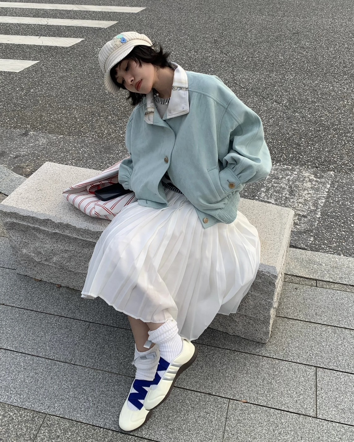 <三方聯名>Adidas Caroline Hu X Edison Chen Taekwondo 芭蕾舞鞋 跆拳道鞋 米白藍