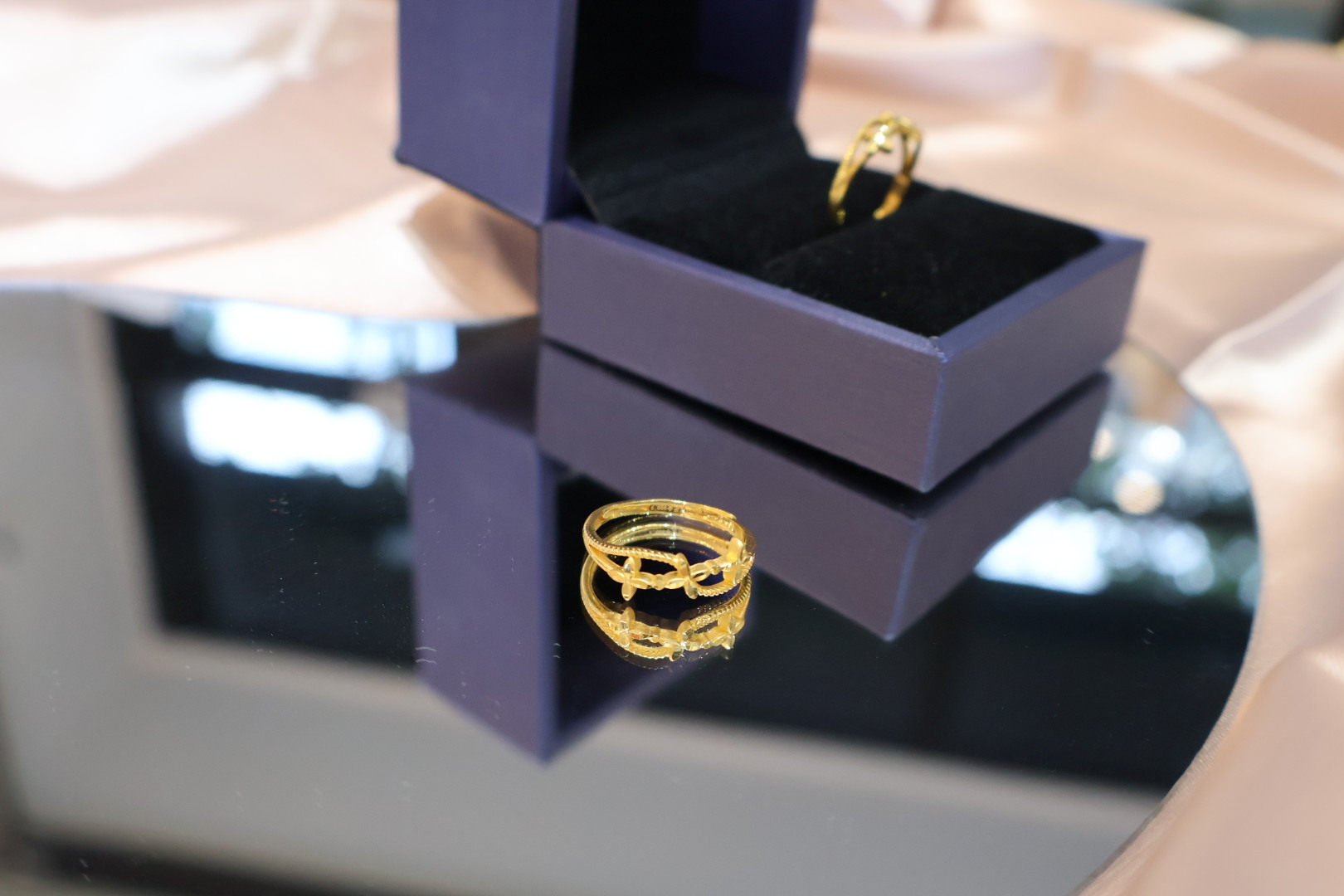 小雛菊開口金戒