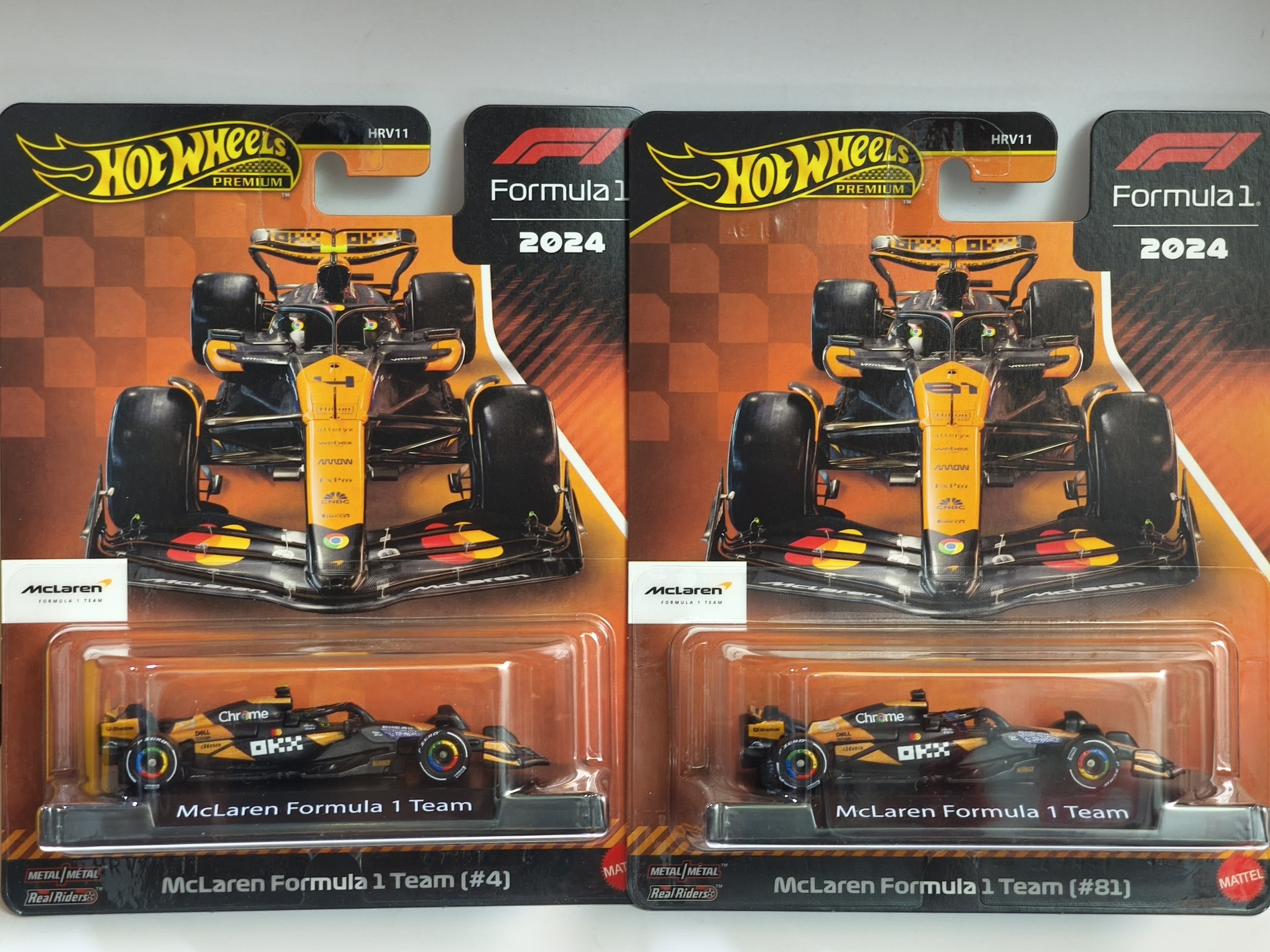 日版Hotwheels HRV11-986G Formula 1 McLaren Formula 1 Team