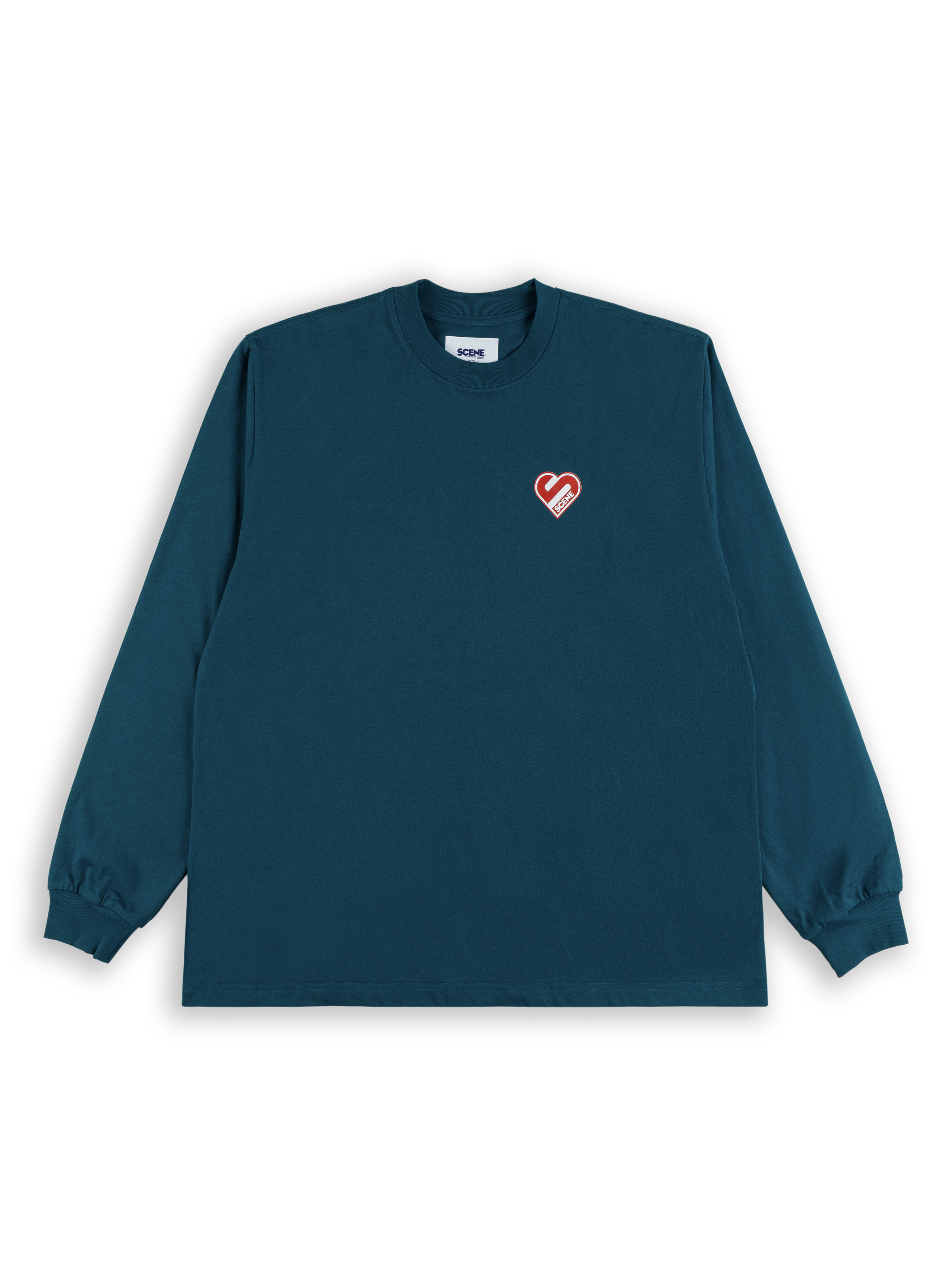 SCENE HEART LONG TEE // GRN