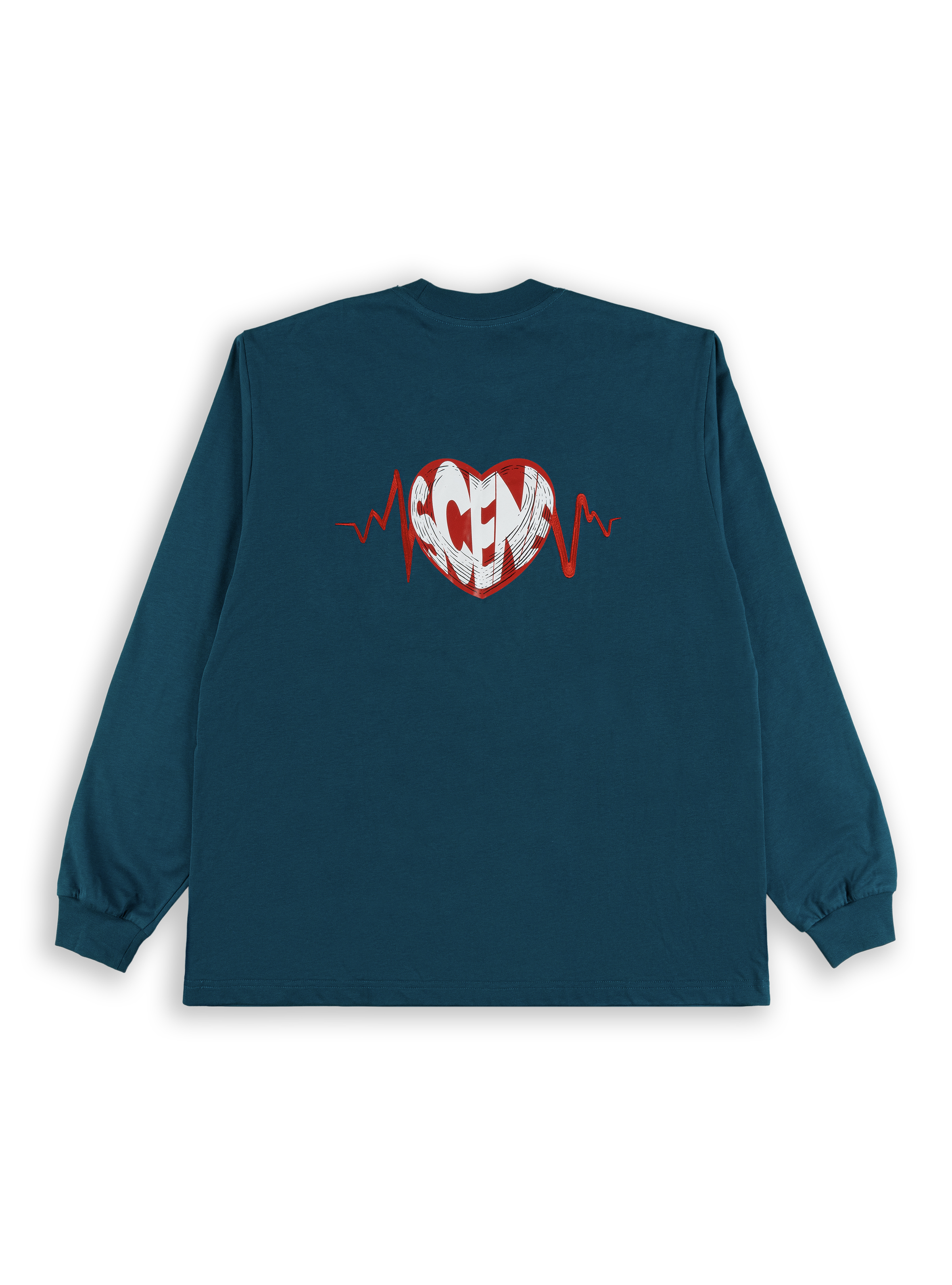 SCENE HEART LONG TEE // GRN