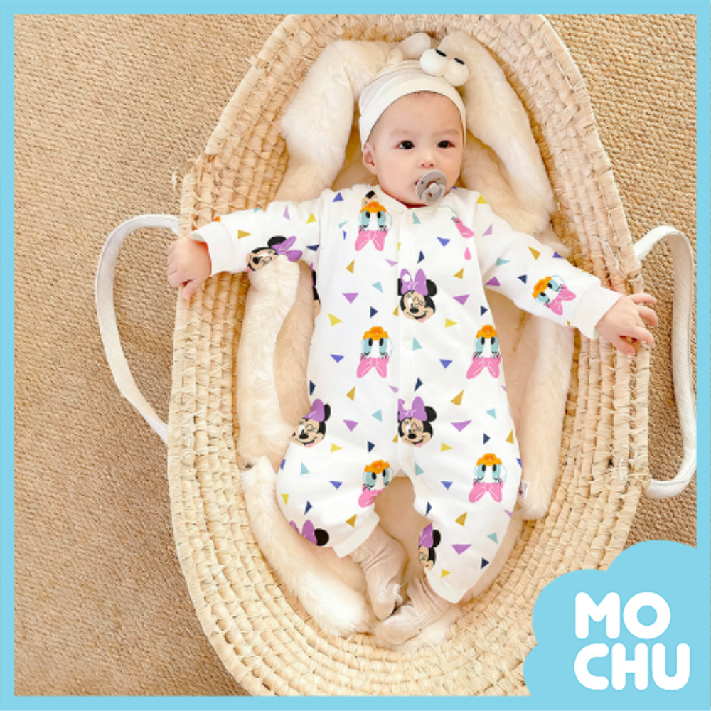 米妮一家夾棉長袖連身衣