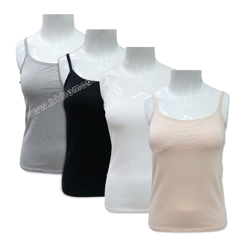 女裝/女童莫代爾帶胸墊吊帶背心