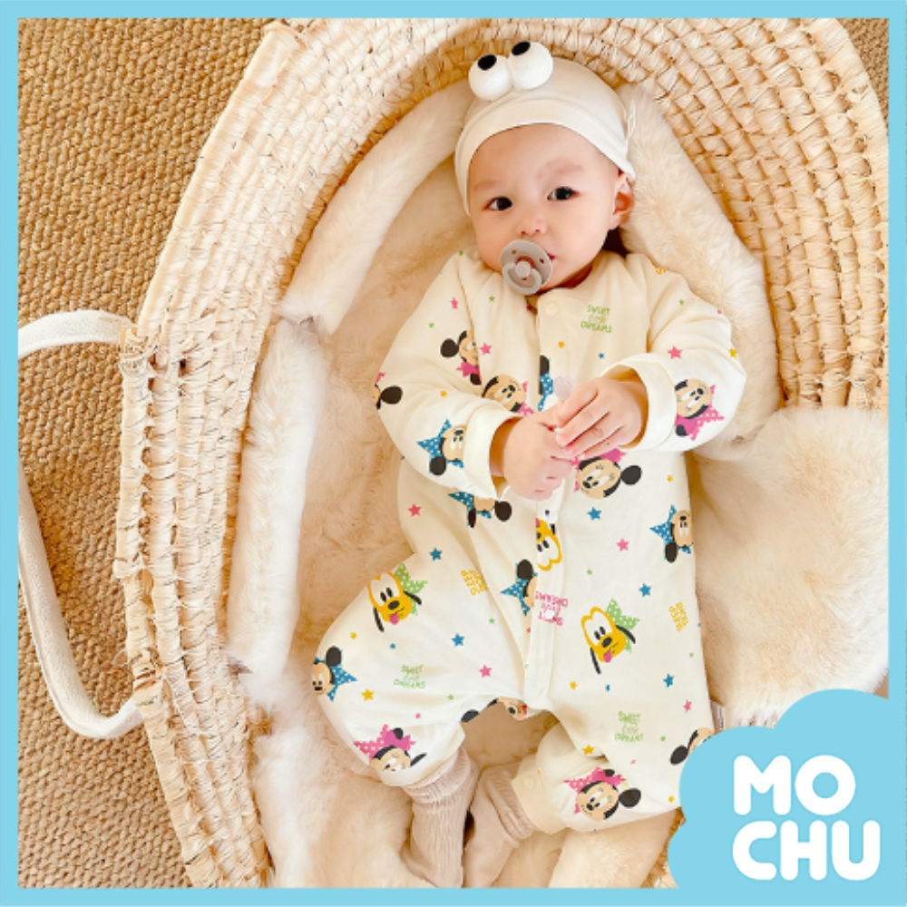 明星夥伴夾棉長袖連身衣