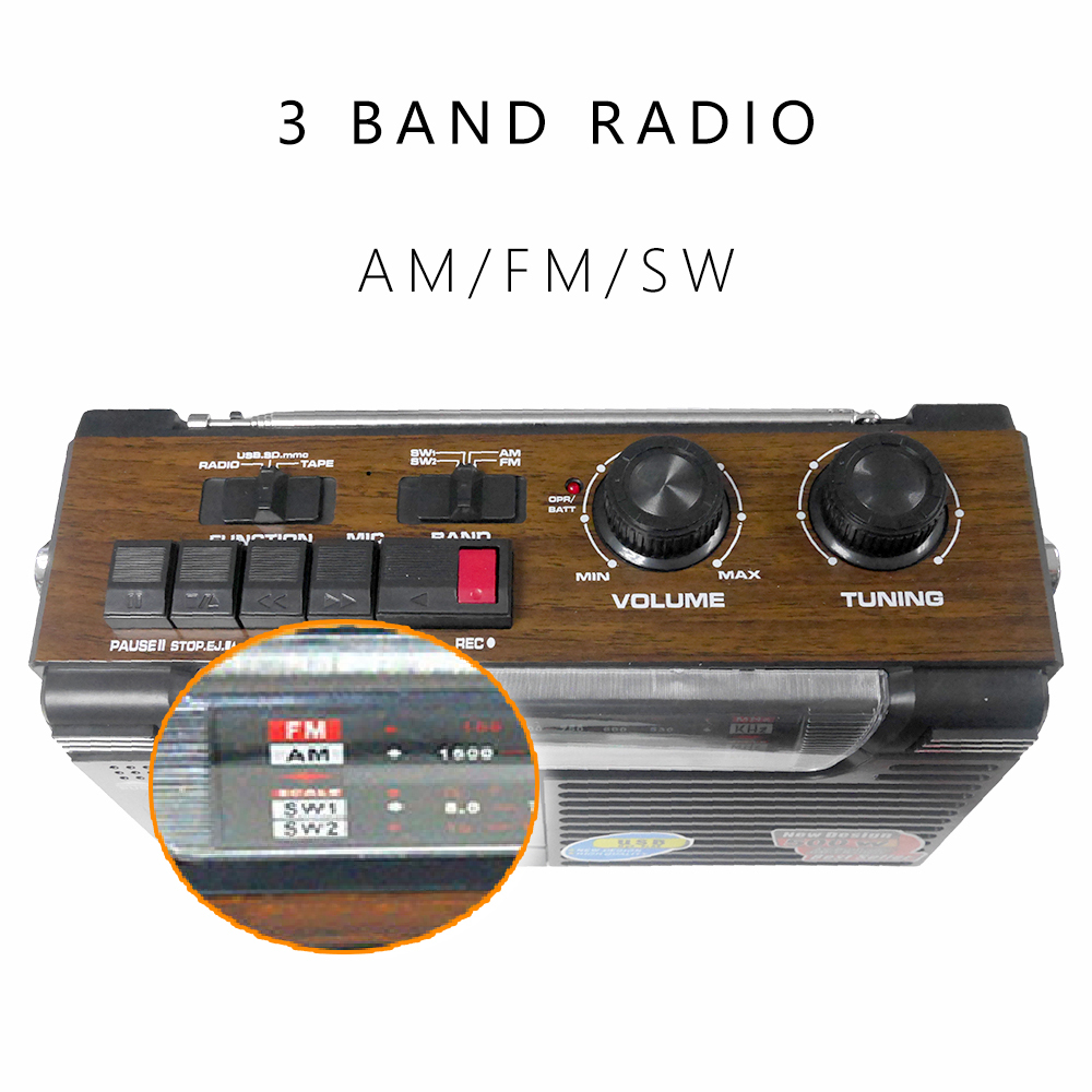 韓國JK 多功能復古磁帶收錄放音機(KNSTAR系列)(YG-336U) P2755