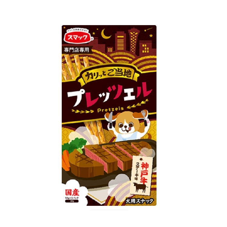 Smack 狗狗百力滋 神戶牛扒味 30g