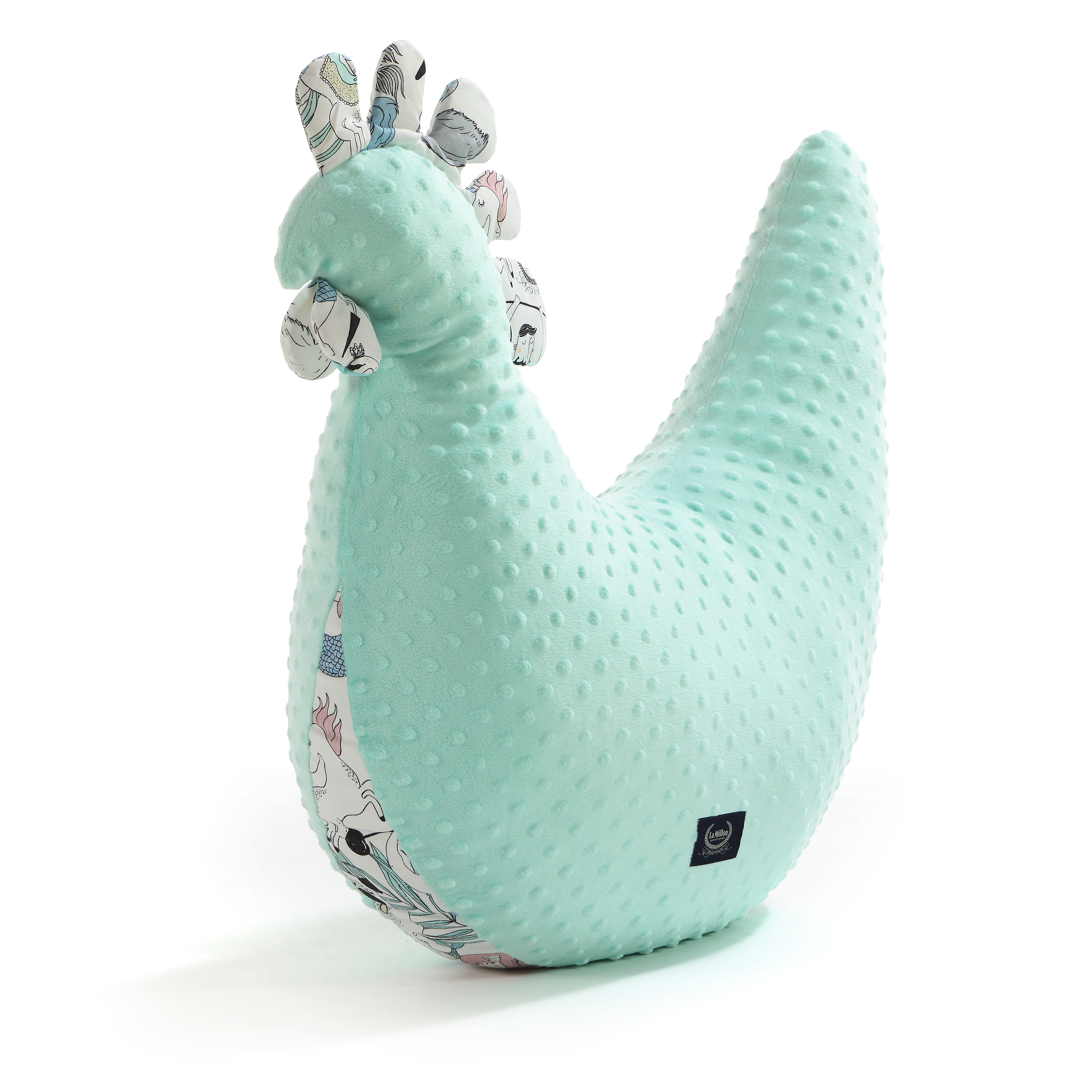 期間限定｜La Millou波蘭 黛安奶奶的雞｜豆豆哺乳枕｜粉嫩薄荷綠