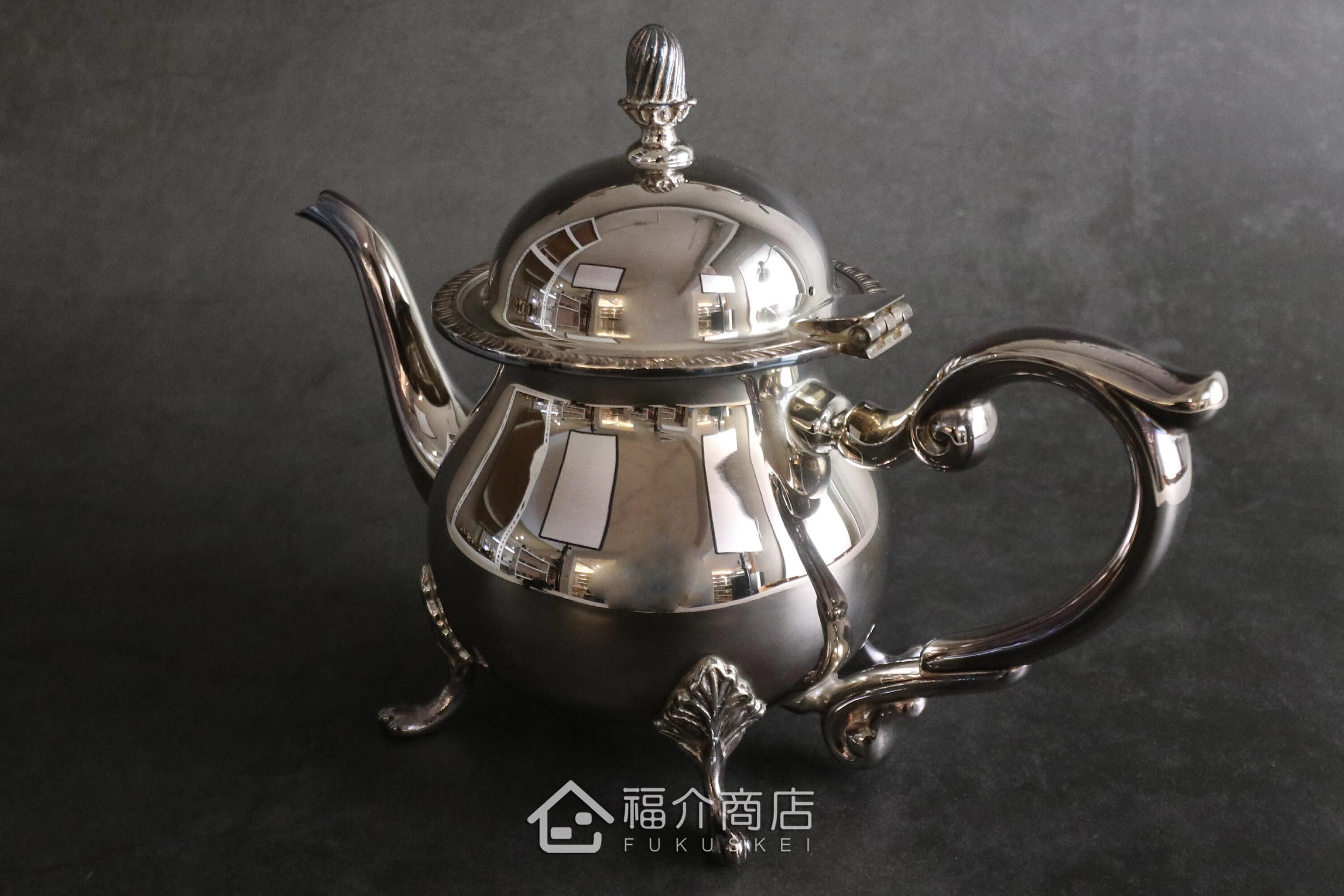 純銀製日本皇家宮廷沖泡壺