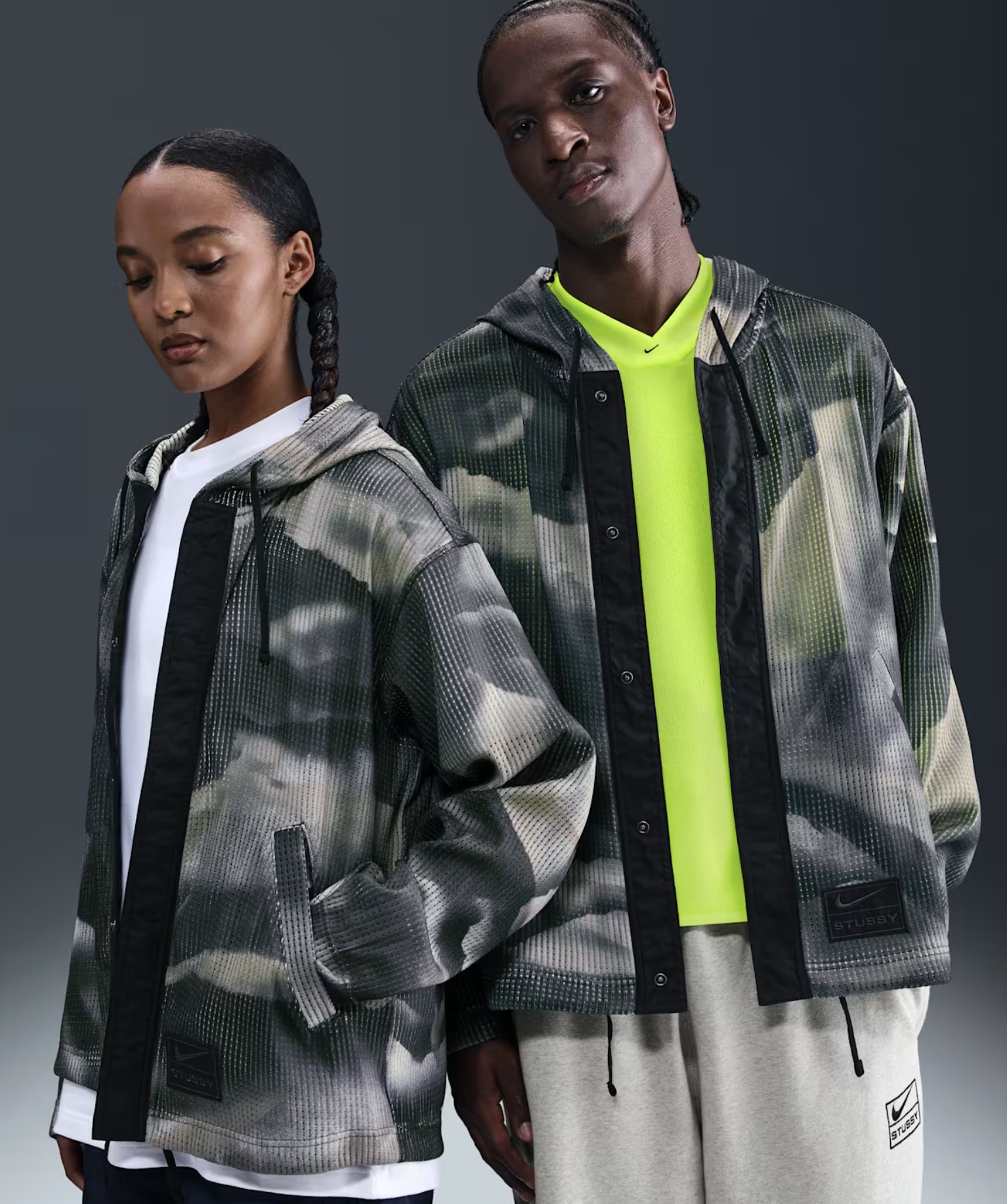 [現貨] Nike x Stüssy Ghillie Full-Snap Hoodie Camo | HQ8538-900