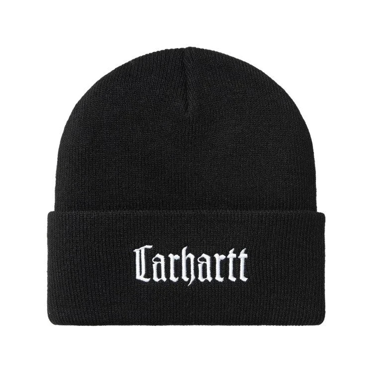 2025AW CARHARTT Schooling Beanie 正反 刺繡 字體 毛帽 現貨 I035521