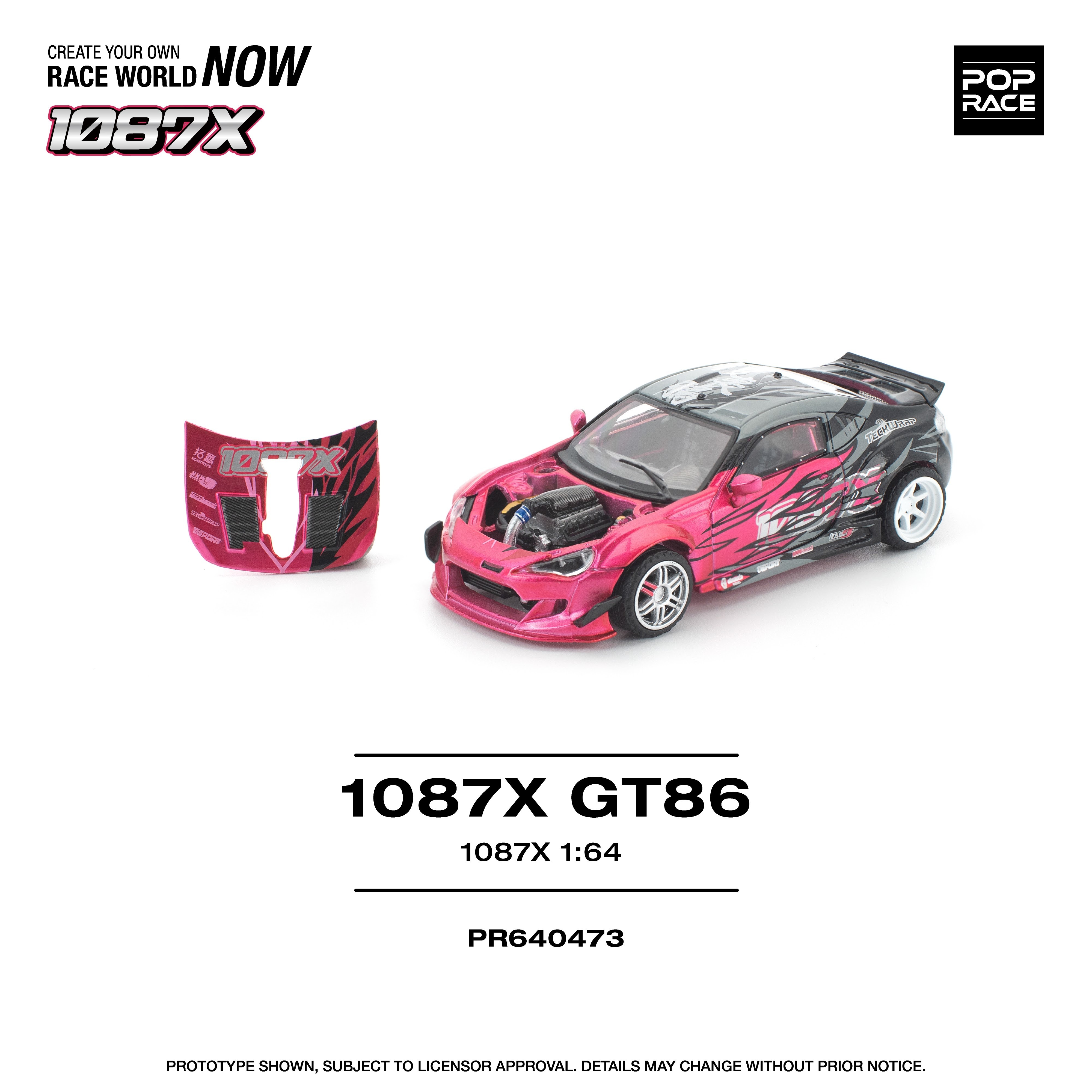 PO-$124 * POP RACE * 1:64 1087x GT86 [OD45952]