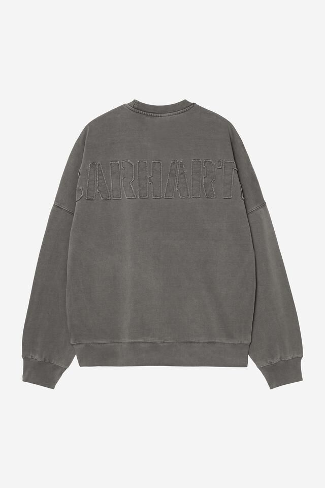 2025AW CARHARTT RGGD Sweat 背後 字體 貼布 刺繡 水洗 大學T 現貨 I035636