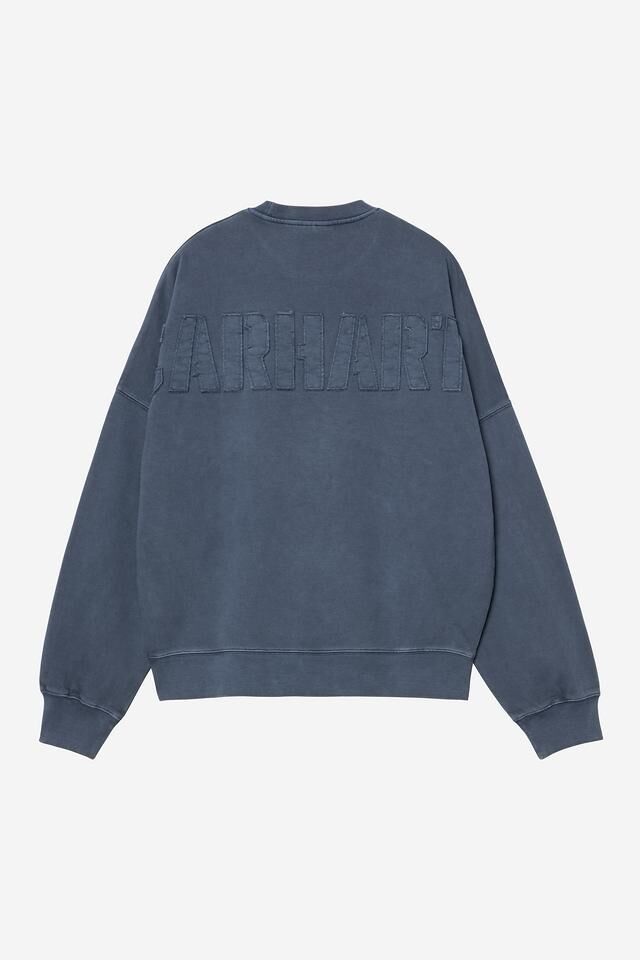 2025AW CARHARTT RGGD Sweat 背後 字體 貼布 刺繡 水洗 大學T 現貨 I035636