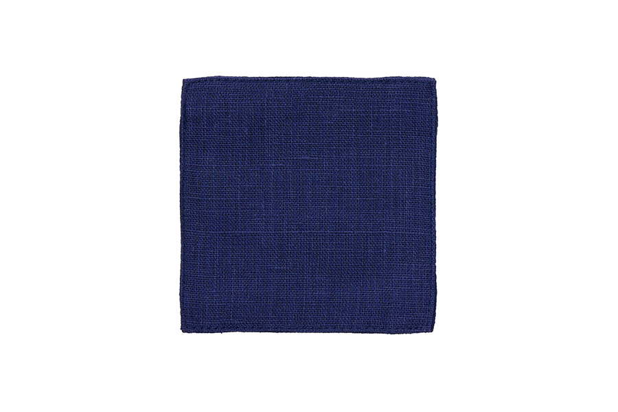 fog linen work - 亞麻杯墊／藍紫