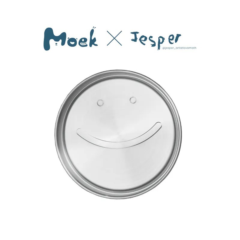Moek X Jesper 微笑煎餅不鏽鋼點心碗蓋
