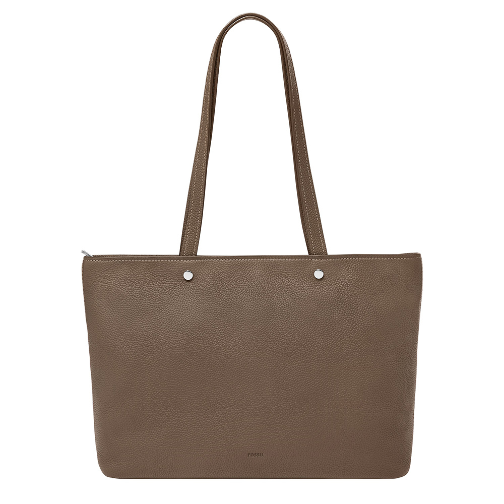 Jessie 真皮托特包-煙霧色 ZB11105793