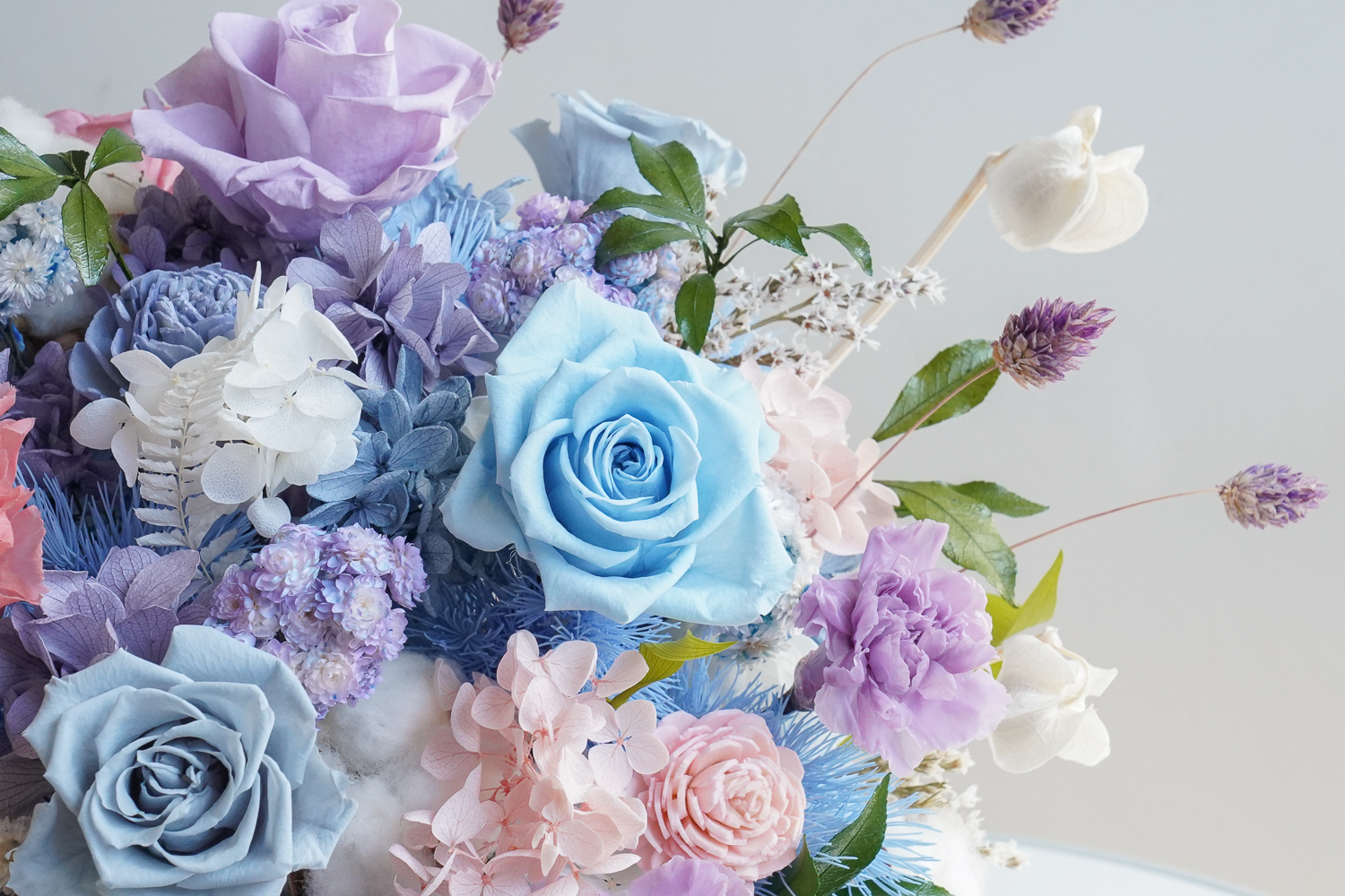 大型永生花盆栽,代客送花服務,永生花推薦外送服務