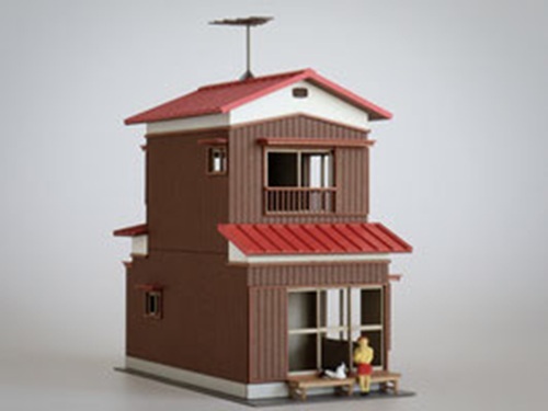 梅桜堂 ST-011-80C 1/80 雙層住宅 B 彩色版.套件