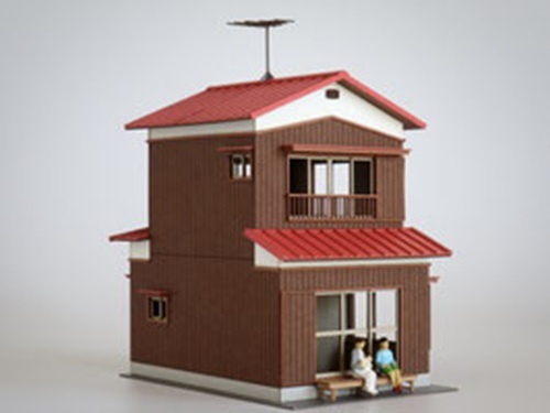 梅桜堂 ST-010-80C 1/80 雙層住宅 A 彩色版.套件