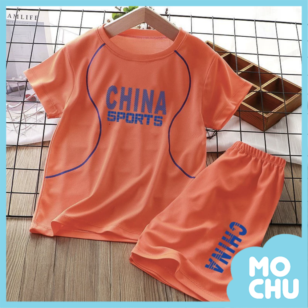 (90cm現貨)亮橘速乾運動套裝