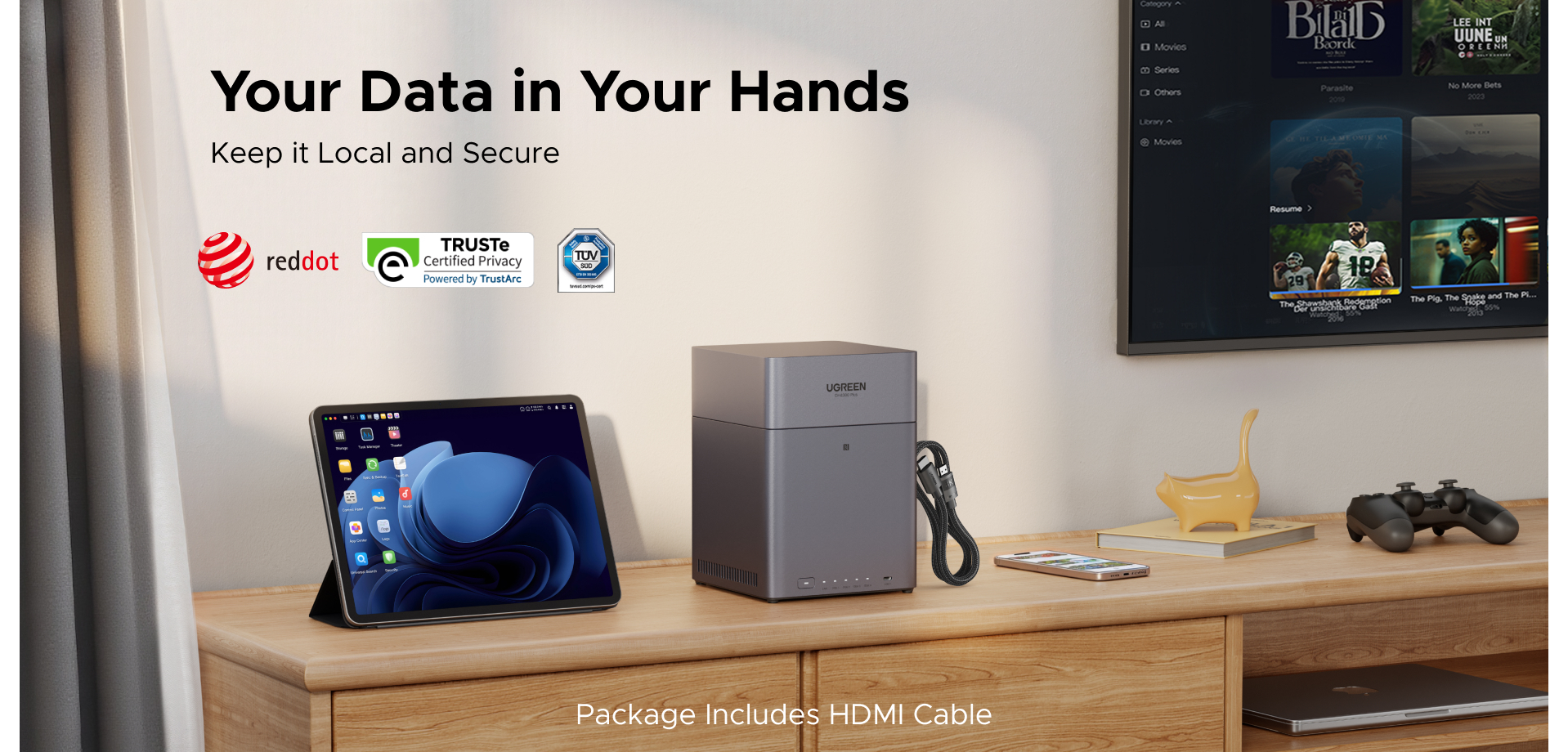 Ugreen NASync DH4300 Plus 國際版 網絡儲存裝置-DH4300PLUS-85682