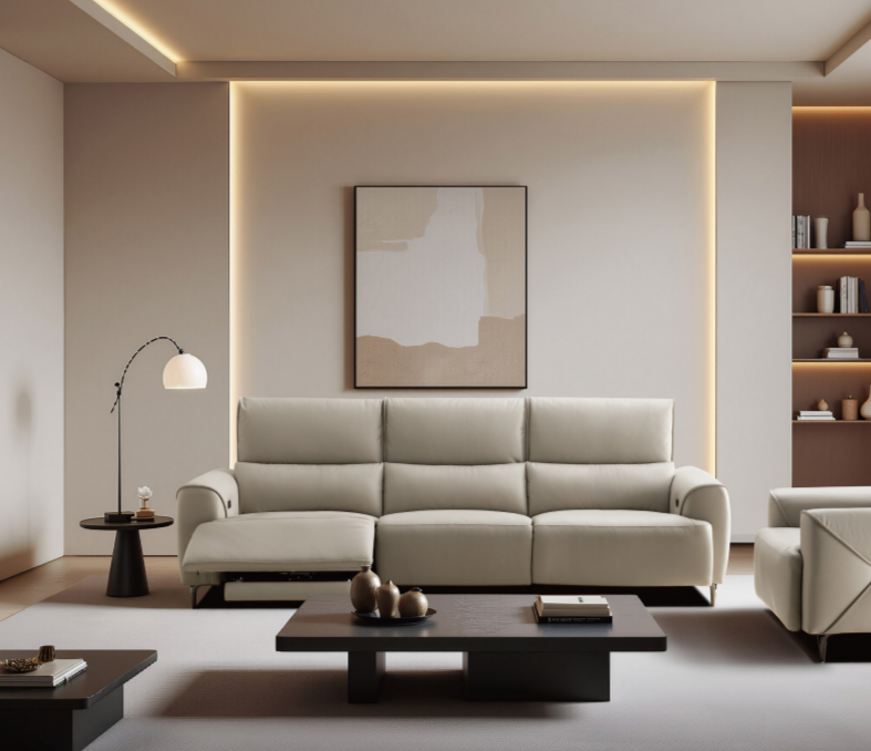 零重力_曼哈頓全牛皮雙電動沙發