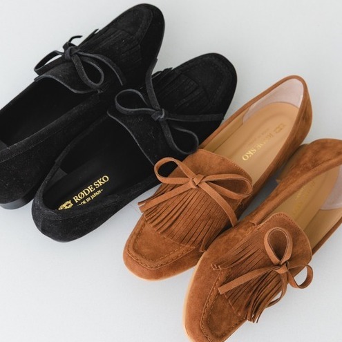 日本製 蝴蝶結流蘇樂福鞋 2色