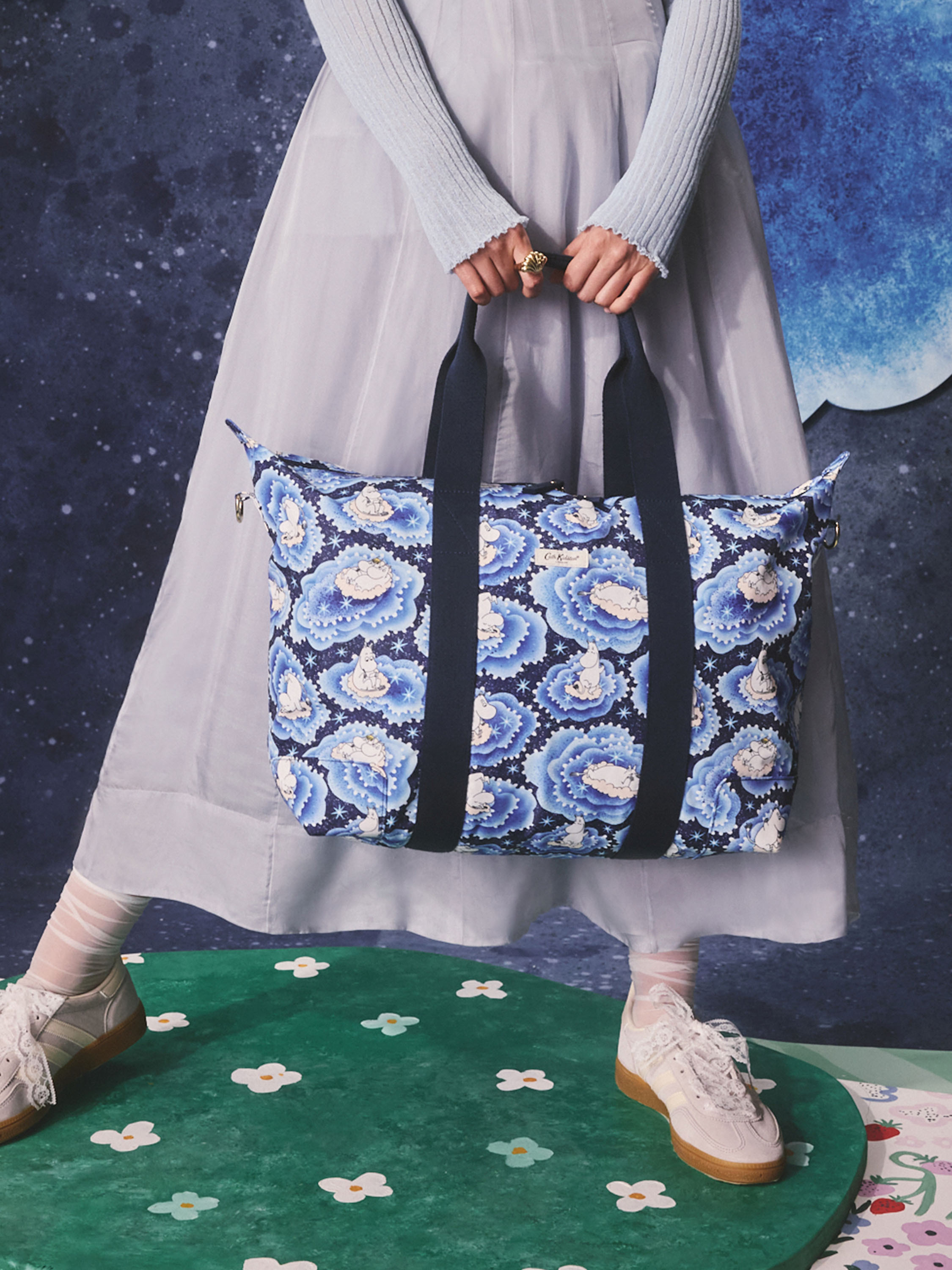 Moomin Clouds 經典款摺疊旅行袋