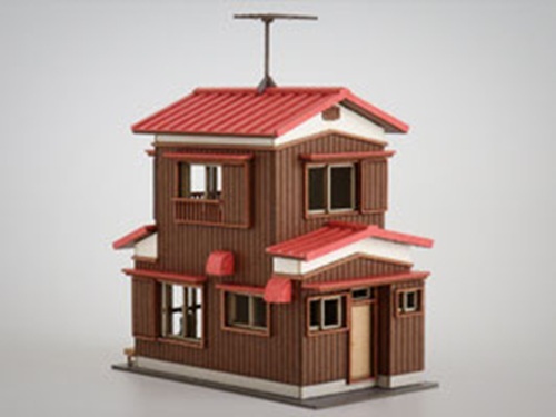 梅桜堂 ST-011-15C 1/150 雙層住宅 B 彩色版.套件