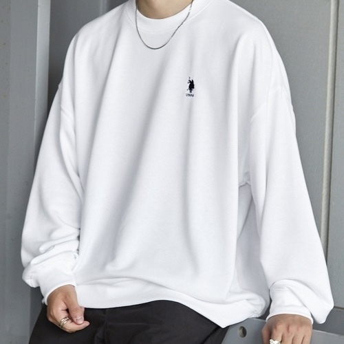 U.S. POLO ASSN. 大學T 刺繡LOGO 上衣 長袖 多色  56280361