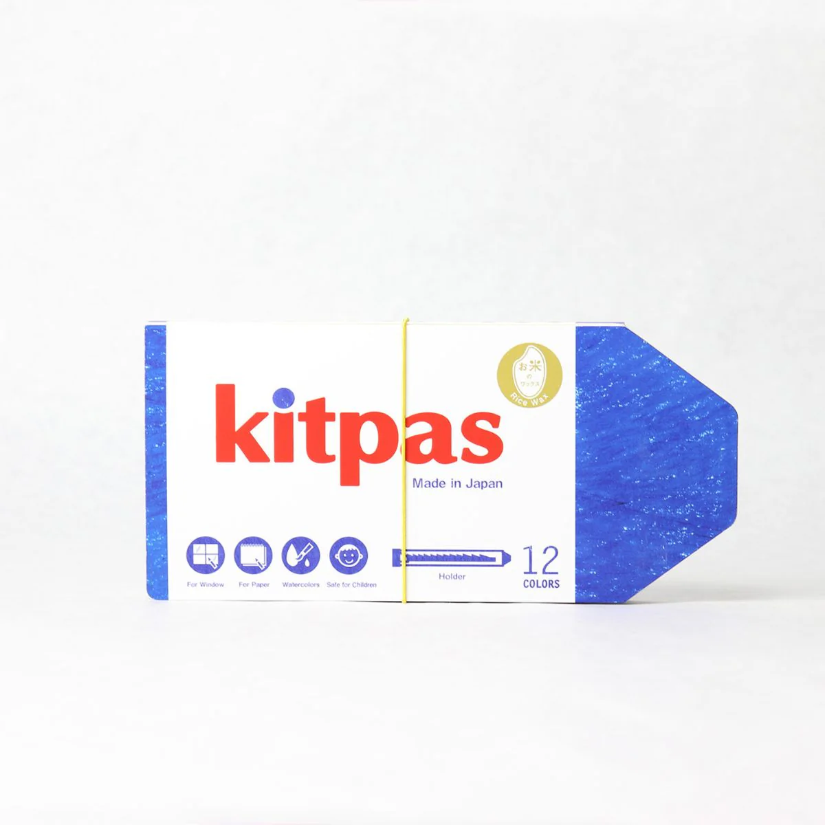 日本Kitpas 筆套蠟筆12色