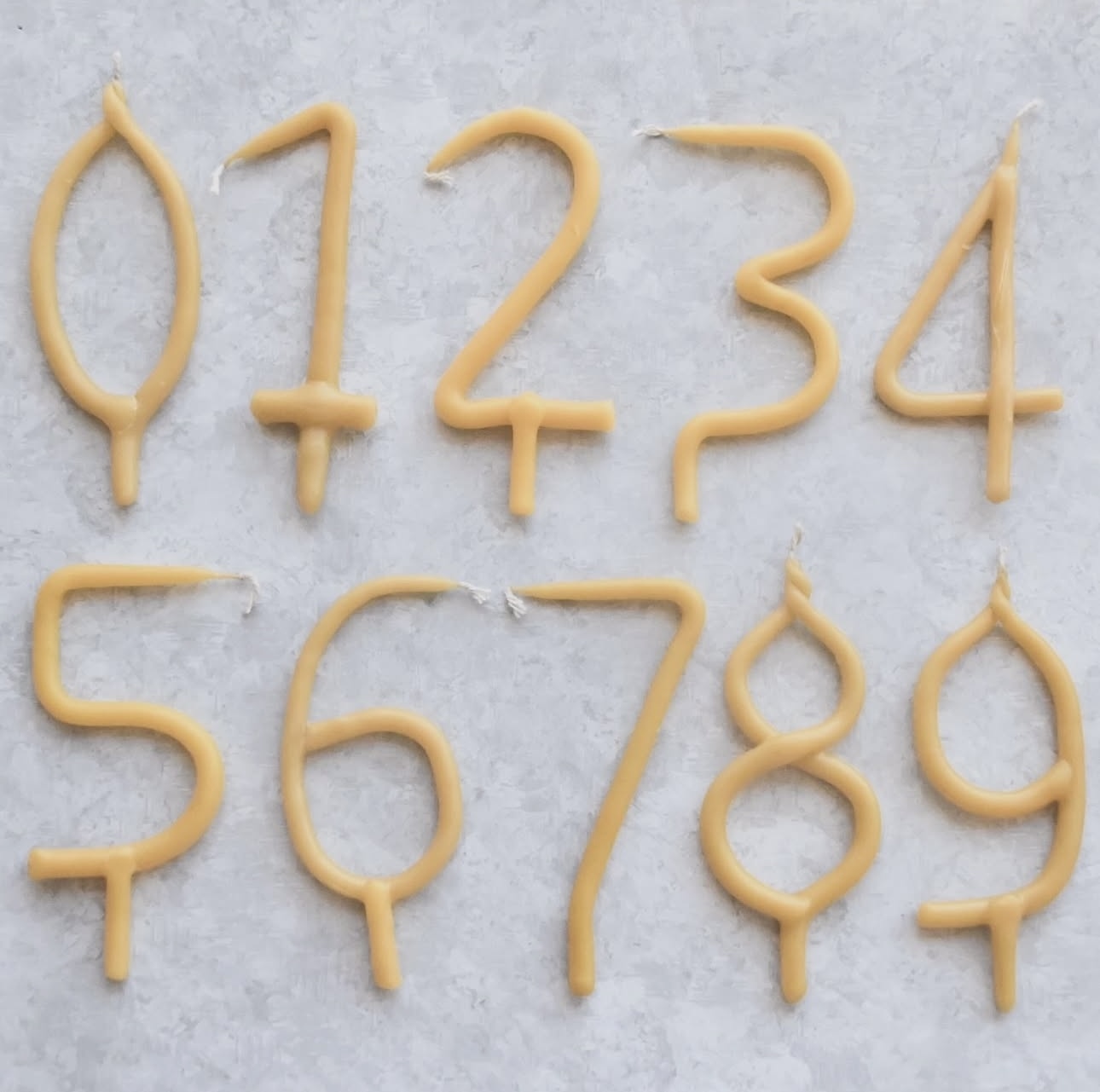 蜂蠟蠟燭-生日蠟燭 Birthday Number Set