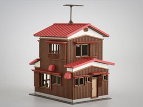 梅桜堂 ST-010-15C 1/150 雙層住宅 A 彩色版.套件