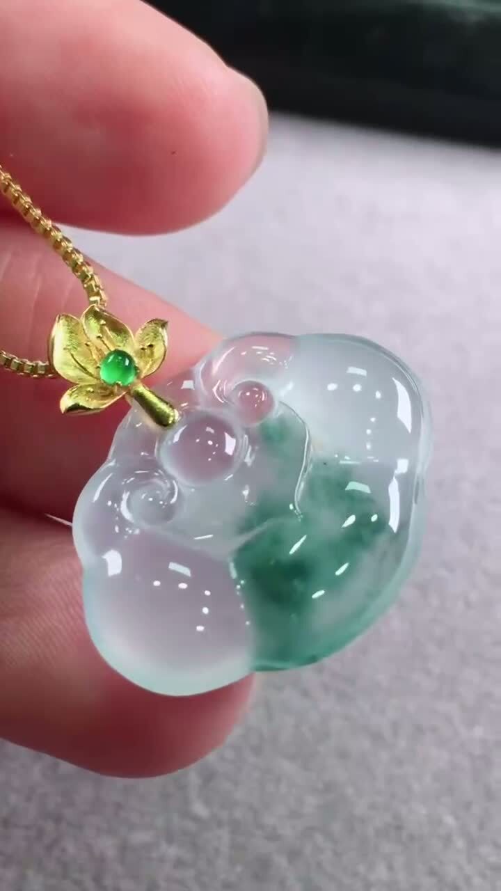 1013314 翡翠如意鎖