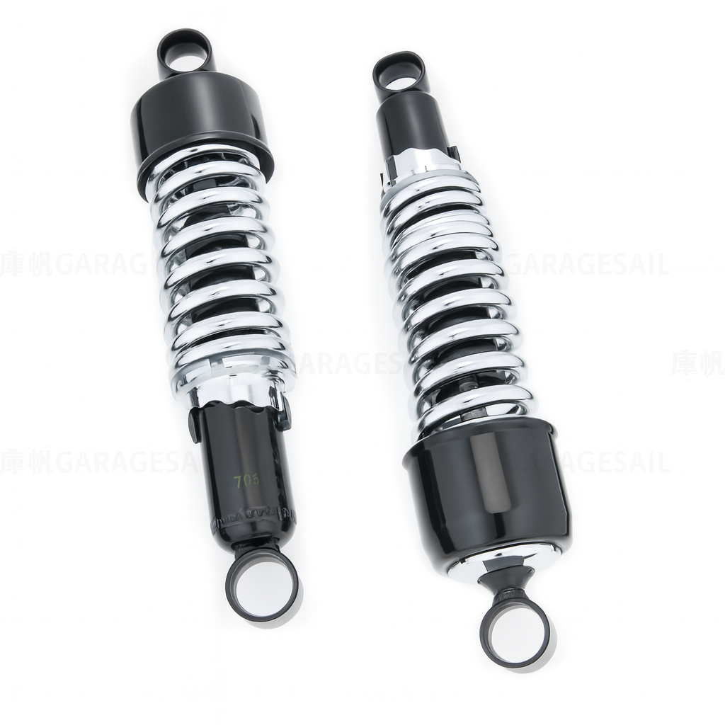 復古 雙槍 避震器 銀彈簧 292mm