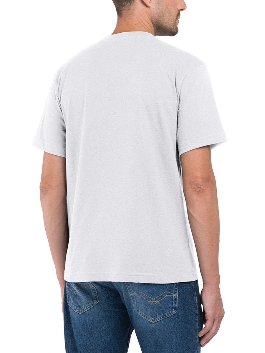 白色塗鴉字母印花T-shirt