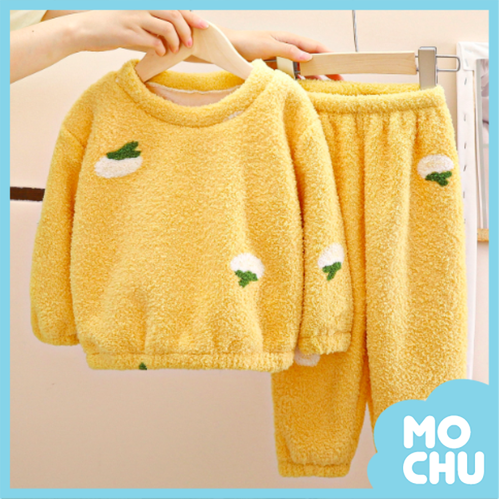 浦公英加絨加厚居家套裝