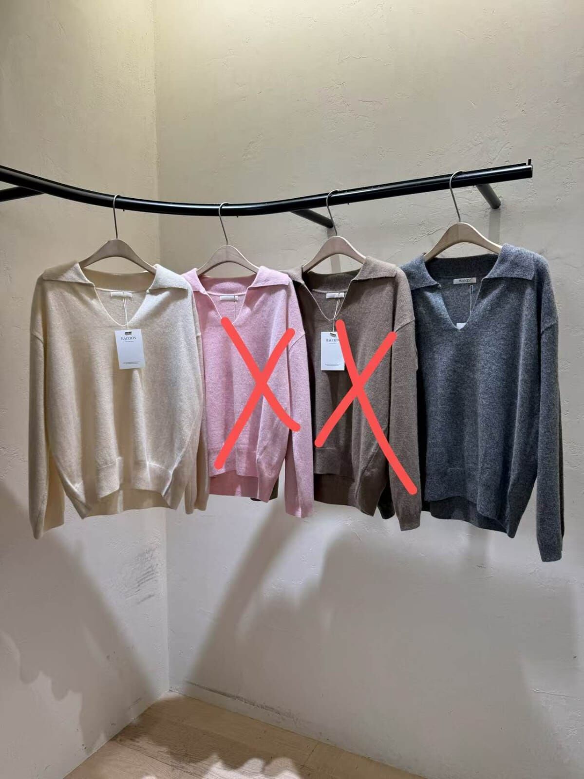 WJ5102 開V翻領軟綿長袖上衣