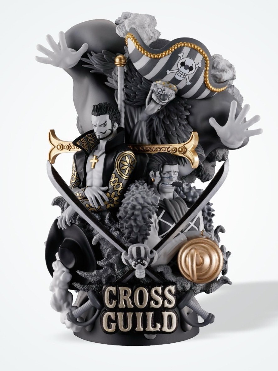 海賊王ONE PIECE x MASTERMIND JAPAN 頂級聯名 十字公會 黑白限定配色公仔