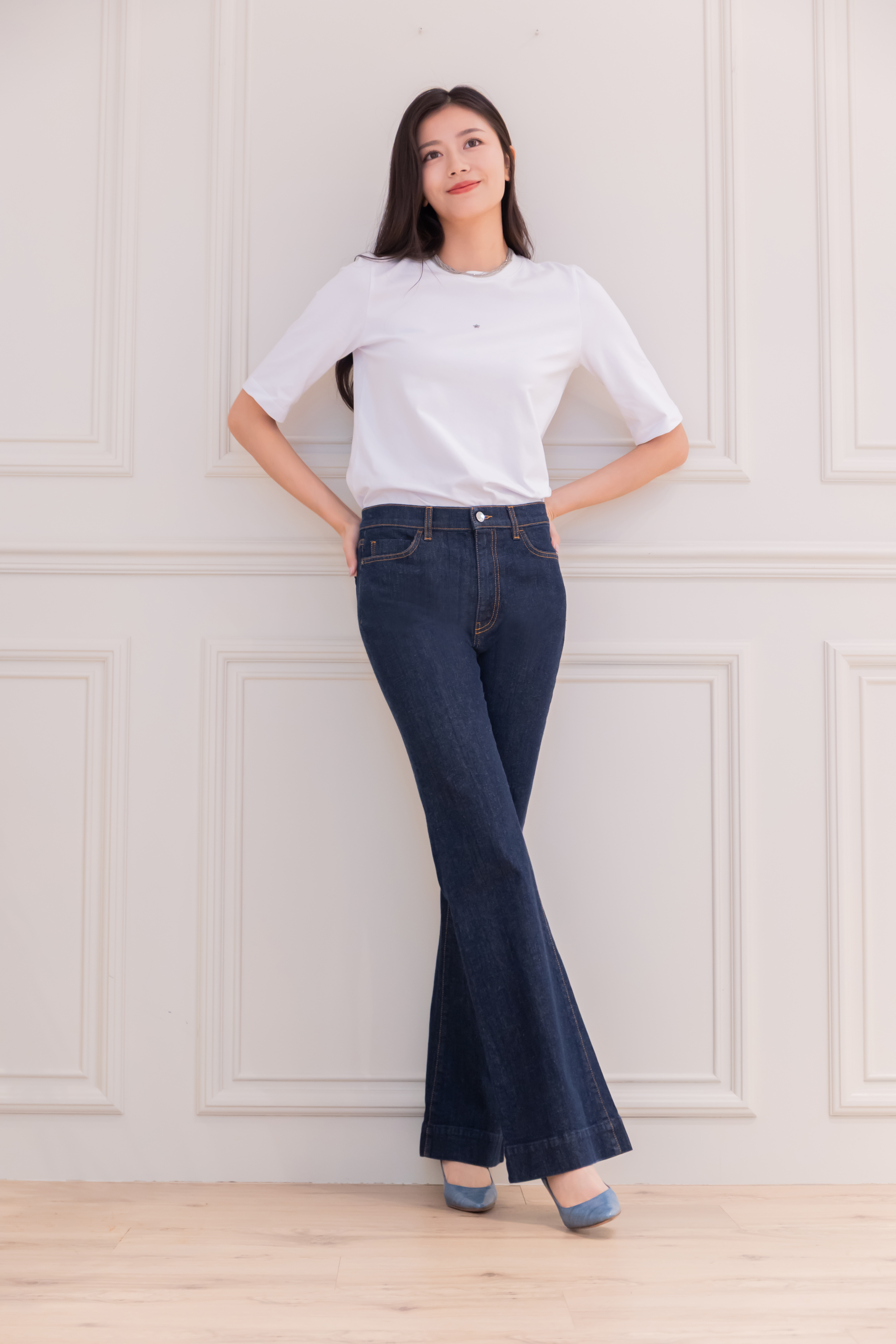 LORENA 牛仔喇叭褲