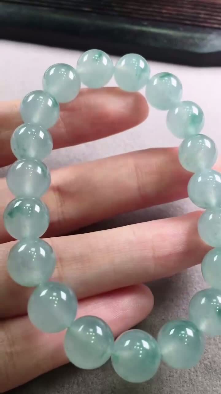 翡翠手串 (10mm直徑),天然翡翠A玉, 緬甸玉, Jade, Jadeite