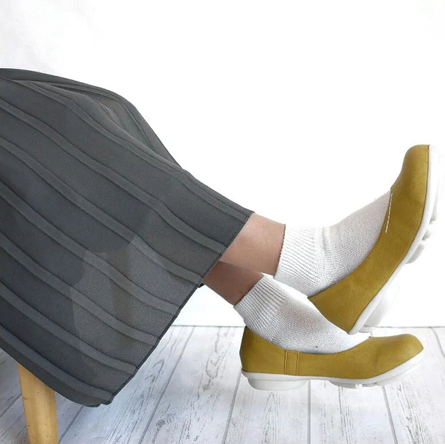 大阪樂步健康鞋 2ball 通勤機能平底娃娃鞋TB101(YEL-黃色)